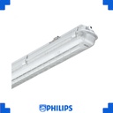 [89478] ARTEF ESTANCO TIPO FLUORESCENTE TCW063 36W PARA 2 TUBOS LED (VACIO NO INCLUYE TUBOS - SIMIL MAREA LED 220 / 236) 2XTL-D36W ABS-PC IK06 (EX TCW062 - 919901868143 / 919053005016)