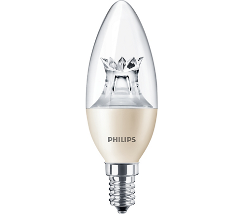 (CONSULTAR) LAMP MAS LEDCANDLE DT 6W (40W) E14 LUZ CALIDA 2700K B38 CL_AP TIPO VELITA 20000HS