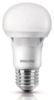 LAMP LED ECOHOME 12W (95W) E27 LUZ CALIDA 3000K 220-240V A60 6000HS   (EX 929001954911)