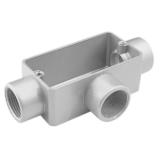 CONDULET T 3/4"   GAS BSP SIN TAPA NI JUNTA (CAJA 3 VIAS)