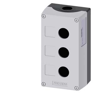CAJA PLASTICA VACIA SIRIUS ACT GRIS P/ 3 ELEMENTO   3SU1803-0AA00-0AB1