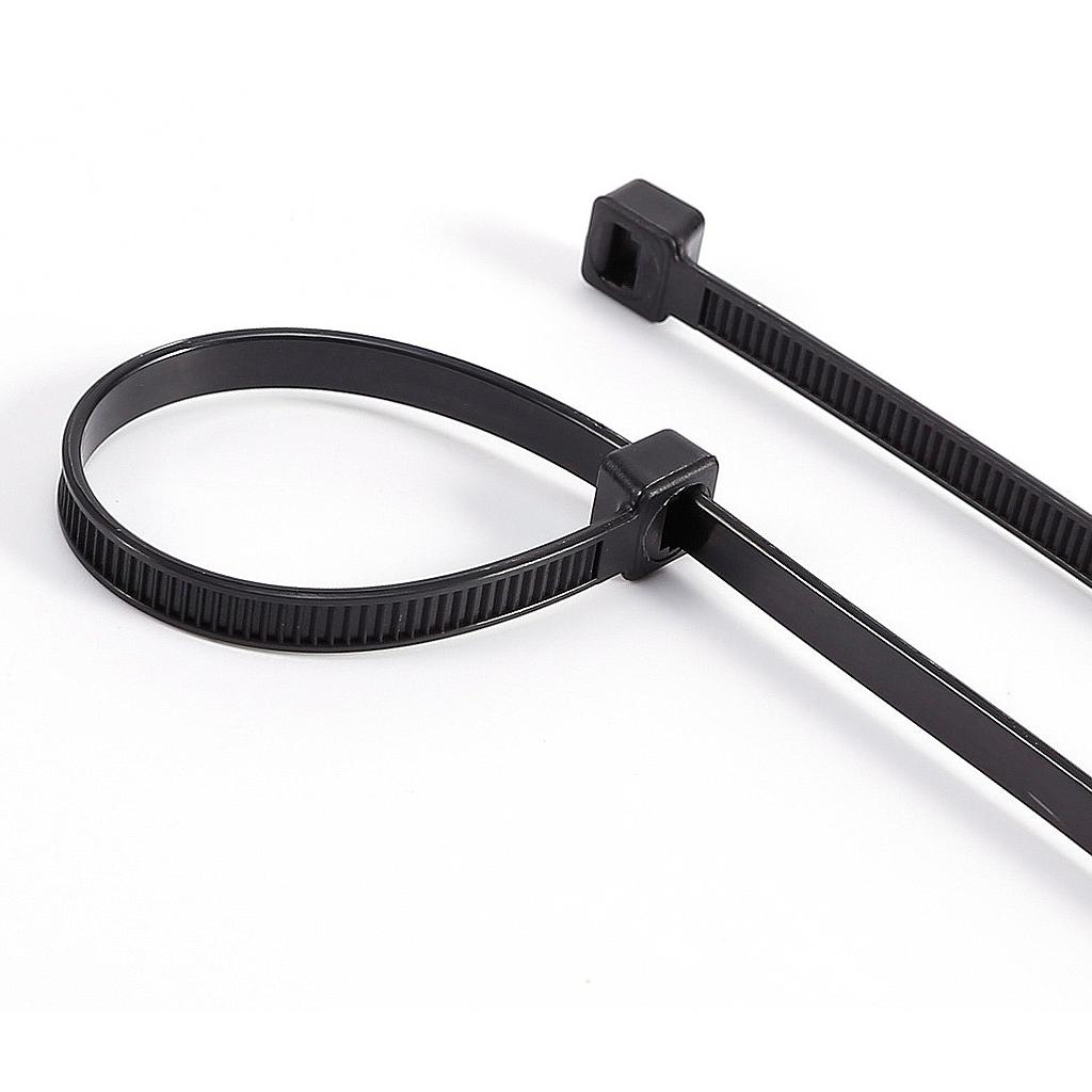 (H.A.S.D.) PRECINTO 4.8x400mm NEGRO EL CIEN (ALT7)