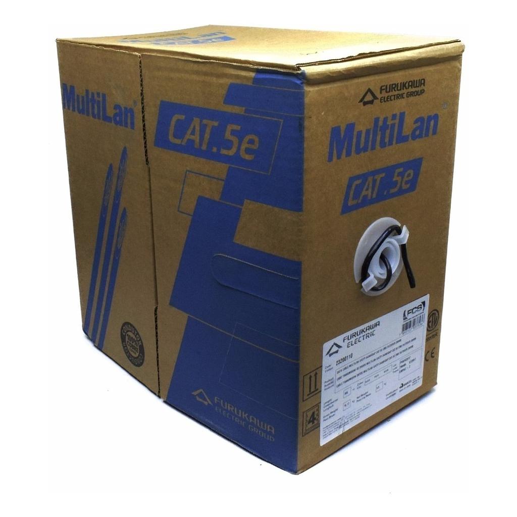 CABLE UTP CAT5E EXTERIOR NEGRO X 305MT (23200110)