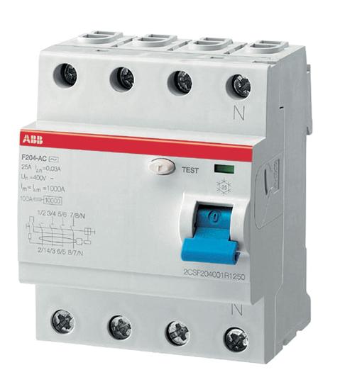 INT DIFERENCIAL ALTA INMUNIDAD 4X  125A 30MA  TIPO A   F204 A-125/0,03 AP-R (corriente residual alterna y pulsante)