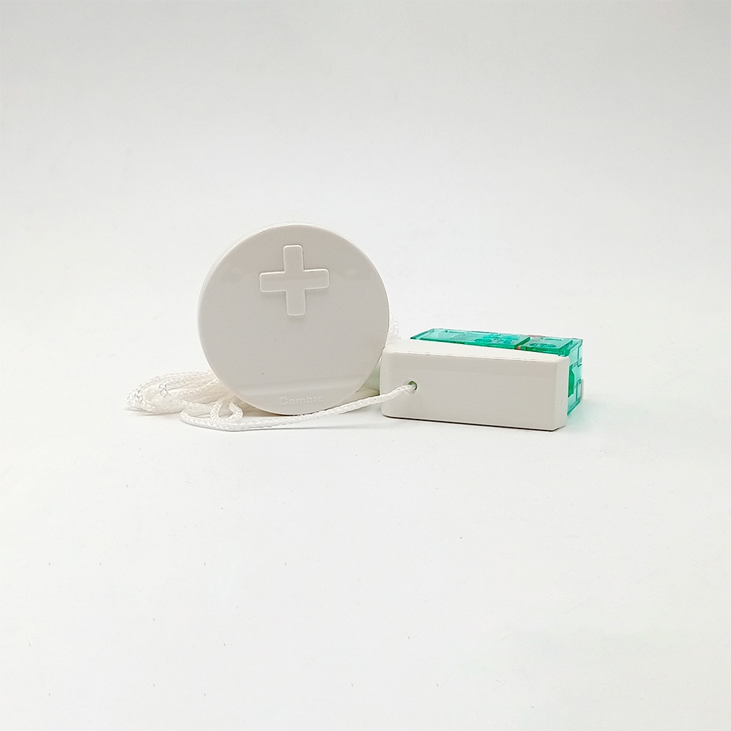 INTERRUPTOR A CORDEL BLANCO LINEA HOSPITALARIA