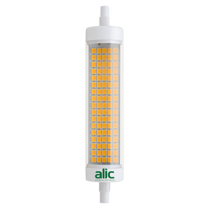 (CONSULTAR) LAMP LED TIPO CUARZO 9W LUZ CALIDA  R7S  J118 ECO LED