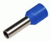 PUNTERA HUECA PREAIS SIMPLE 1X 0.75MM LARGO 8MM  AZUL   257.006 (CAJA CERRADA 100U) (EX ZE7508 - 256.006)