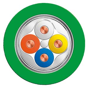 IE FC TP ROBUST STANDARD CABLE GP 2X2 (PROFINET TYP A),REVEST. EXT. TPE, INSTALACION FIJA PARA CONECTAR A FC RJ45 PLUG Y FC OUTLET RJ45, PARA APLICACION UNIVERS., 4 HILOS, APANTALLADO, CAT 5 VENTA X MT   6XV1841-2A