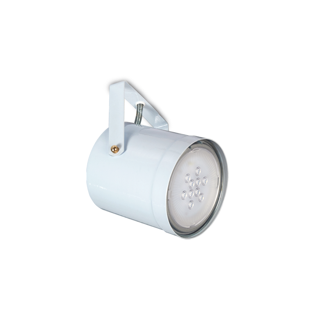 CILINDRO P/LAMP AR111, PAR30 O LED C/FLEJE EN U NEGRO CON ZOCALO