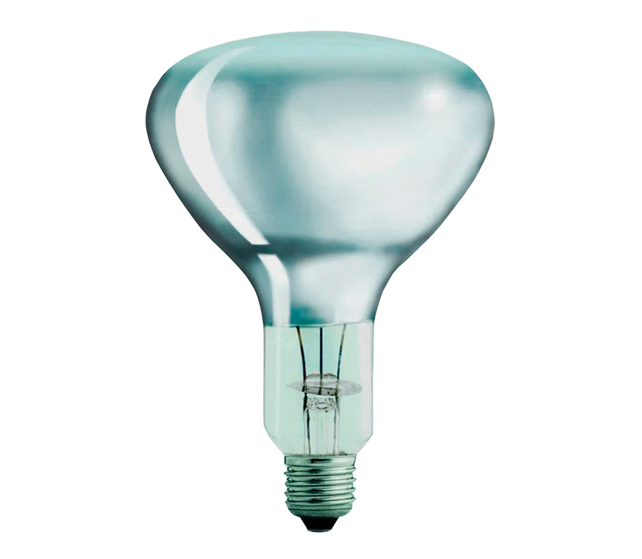 LAMP INFRASATIN IR 250W R125 220V-240V E27 TRANSPARENTE INDUSTRIAL  DIMERIZABLE