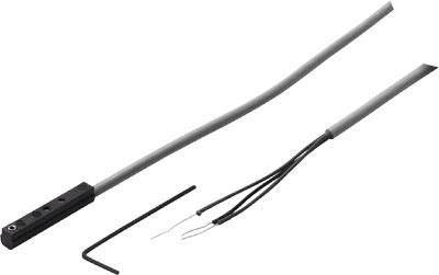 SENSOR SME-10-KL-LED-24 / 3H - RANURA C / 12-27V DC-AC / CABLE 2.5M / IP65-IP67