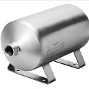 DEPOSITO DE AIRE / VOLUMEN 2L / ACERO INOX. / ANTICORROSIVO SEGUN NORMA EU 97/23/CE AD 2000 / ROSCA G1/2