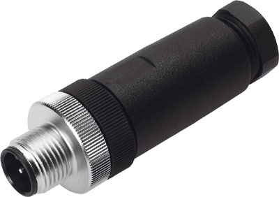 CONECTOR FBS-M12-5GS-PG9 / RECTO / CONEX. M12X1 - 5 CONTAC. / BORNE TIPO CLAVIJA  ENCHUF. / P/ INTERFAZ SIEMENS / IP67 