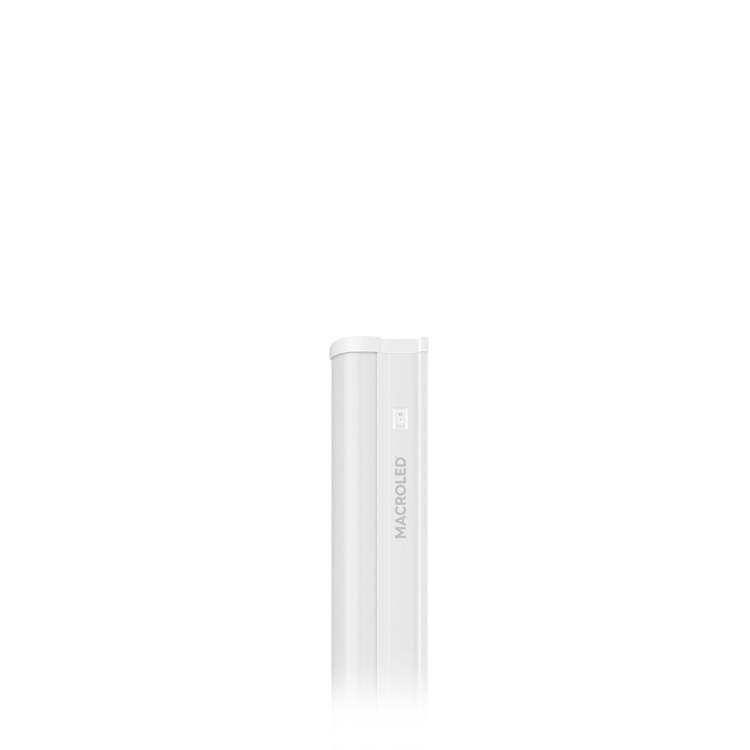 LISTON LED T5 PVC INTERCONECTABLE CON INTERRUPTOR - AC175-265V - FP0.95 - IP20 - 60cm 9W - FRIO