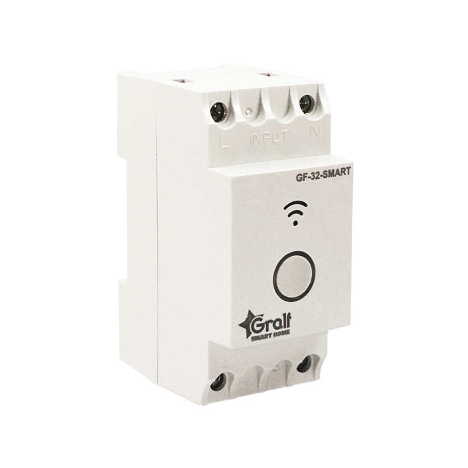 INTERRUPTOR INTELIGENTE / MULTIMEDIDOR WIFI P/RIEL DIN (EX GF-32-SMART)