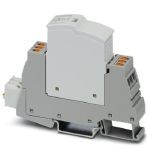 PROTECCIÓN CONTRA SOBRETENSIONES DE TIPO 2/3, FORMADA POR PROTECCIÓN ENCHUFABLE Y ELEMENTO DE BASE, CON INDICADOR DE ESTADO E INDICACIÓN REMOTA INTEGRADOS PARA REDES DE FUENTE DE ALIMENTACIÓN MONOFÁSICAS. TENSIÓN NOMINAL: 230 V AC/DC.