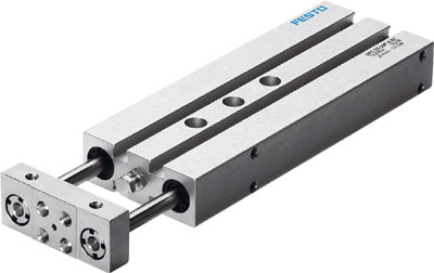 CILINDRO DPZ-16-50-P-A / DOBLE EMBOLO / EMB 16MM / CARRERA 50MM / AMORT TOPES ELAST / P/SENSOR POSI / GUIA DESLIIZ / VASTAGO SIMPLE / CONEX NEU M5