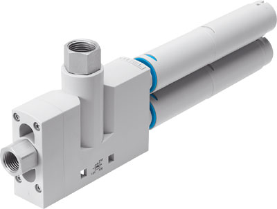 GENERADOR VACIO FORMA T / ALTO VACIO ESTANDAR / CONEX. AIRE COMP. G1/4 - VACIO G3/8 / C/CILENCIADOR VN-20