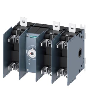 INTERRUP. SECC. C/ FUSIBLE 3KF SITOR  250A - TAM. 3 - 3 POLOS P/ FUSIBLE NH TAM. 0 y 1 ACCIONAM. FRONT. CENTRADO. APARATO BASE S/ MANETA DE MANDO. CONEX. PLANA S/ FUSIBLES   3KF3325-0MF51