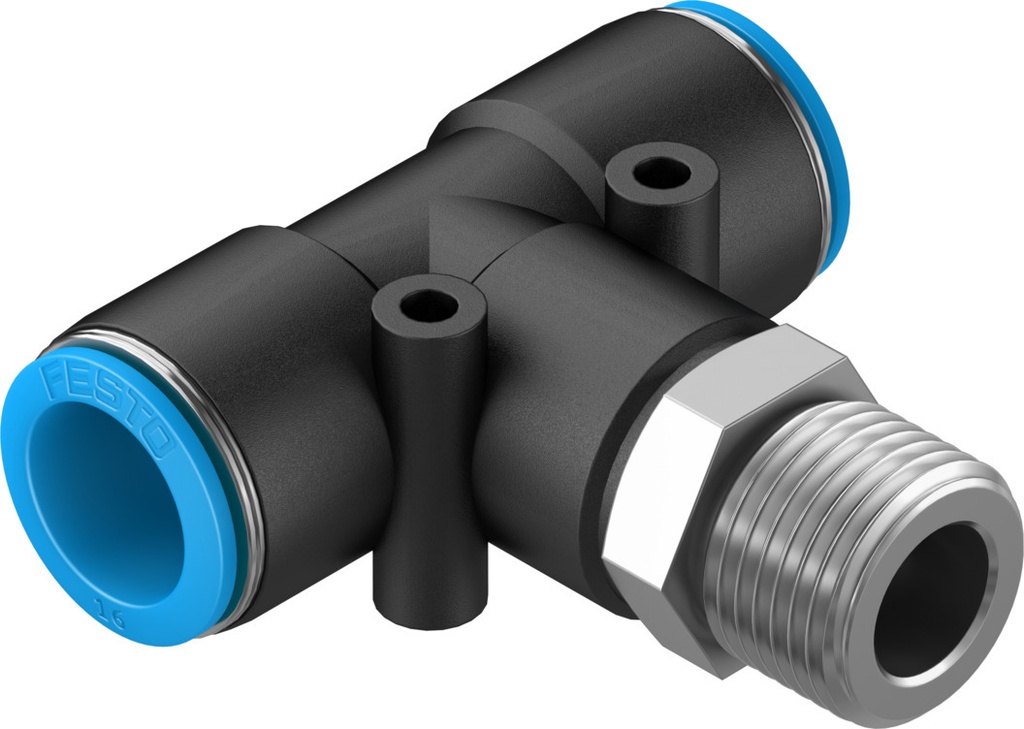 RACOR RAPIDO FORMA T / ROSCA R1/2 - RACOR 16MM