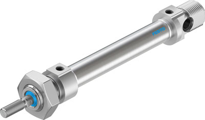 CILINDRO DSNU-S-12-30-P-A-MQ / TAM. OPTIMIZADO / DOBLE EFECTO / EMB 12MM / CARRERA 30MM / AMORT TOPES ELAST / DETEC POS / CONEX NEU M5 / VASTAGO M6