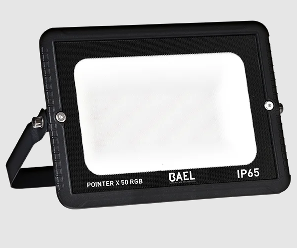 PROY LED RGB 50W ULTRA DELGADO INYEC ALUM IP65 220VCA (165~245VCA) 25000HS RGB+BLANCO FRIO+NEUTRO+CALIDO (EX POINTER 50 RGB)