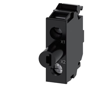 PORTALAMPARA CON LED INTEGRADO 24VCA / 24VCC BLANCO PARA CAJA   3SU1401-2BB60-1AA0