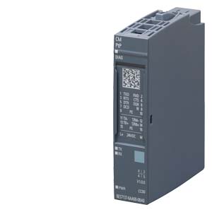 MOD COMUNICACION SIMATIC ET 200SP, módulo de comunicación CM PTP para conexión serie RS-422, RS-485 y RS-232, Freeport, 3964 (R), USS, maestro Modbus RTU, esclavo, máx. 250 kbits/s, adecuado para BU tipo A0