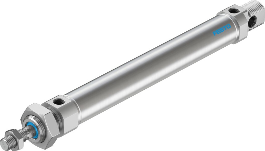 CILINDRO / ISO 6432 / EMB. 25MM / CARRERA 150MM / AMORT. ANILLOS ELAST. / P/DETEC. POSI. / VASTAGO M10X1,25 / CONEX. NEU. G1/8