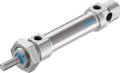 CILINDRO DSNU-20-30-PPV-A / ISO 6432 / DOBLE EFEC / DIAM EMB 20MM / CARRERA 30MM / AMORT. NEU. REGU. / P/DETEC POSI / VASTAGO M8/ CONEX NEU. G1/8