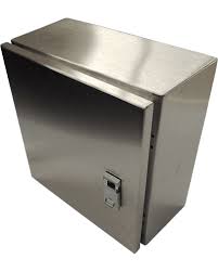 (PEDIR PRECIO) GABINETE ACERO INOX. AISI 304 Ex"e" II T6 IP 65 de 300x250x150 mm CIEGO