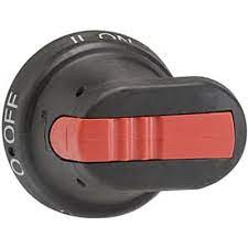 Manija negra IP65 tipo pistola L=45mm con bloqueo candado y de puerta p/ modelo OT16...125F3/4C     OHB45J6E311