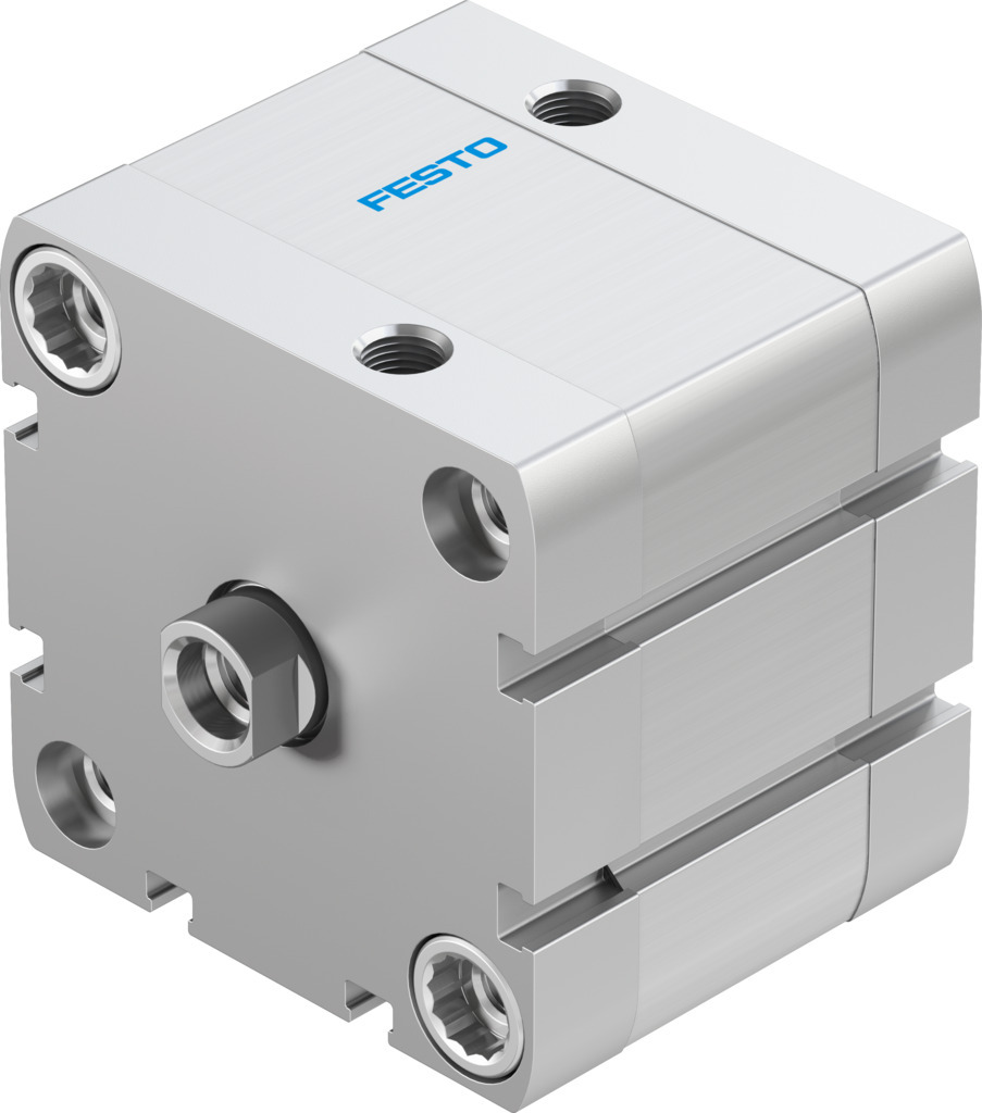 CILINDRO ADN-63-15-I-P-A / ISO 21287 / EMB 63MM / CARRERA 15MM / AMORT TOPES ELAST / P/ DETEC POSI / VAST ROSC INT M10 / CONEX NEU G1/8