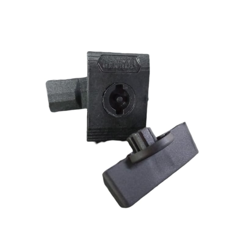 (DISCONT) CERRADURA Y MANETA MEDIA VUELTA PLASTICA DIN