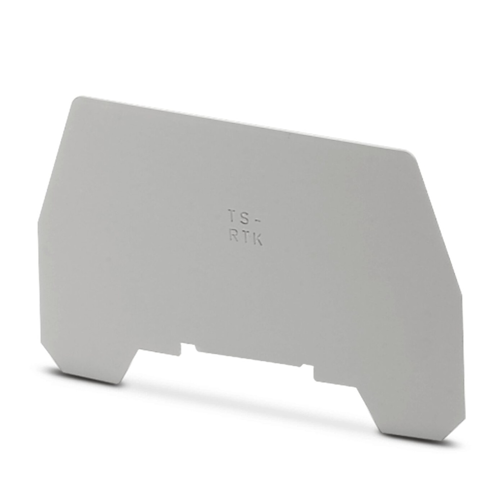 Placa separadora, Longitud: 72 mm, Anchura: 0,8 mm, Color: gris   TS-RTK