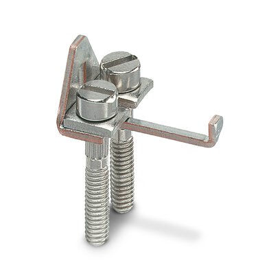 Eslabón puenteador, paso: 8,2 mm, número de polos: 2, color: plateado   ASB 2-RTK/S