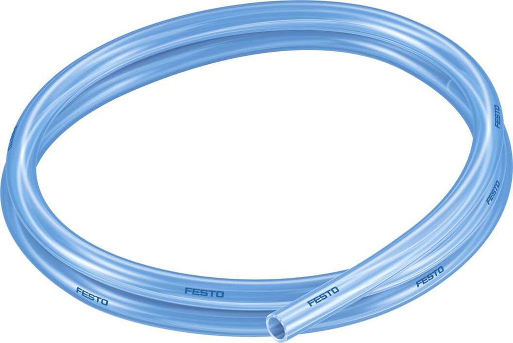 MANGUERA DE POLIURETANO - RESISTENTE A LA HIDROLISIS / DIAM. EXT. 4MM / COLOR AZUL TRANSLUCIDO / X MT