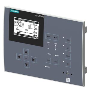 Equipo de control para transferencia automática ATC6500, LCD, 100-600V, 180x240x33mm