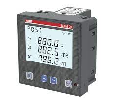 Panel Medidor Multivariable 96x96 display LCD - Variables Electricas, Potencias, Energia Activa Reactiva Aparente, THD - Contador de Horas - 2DI - MODBUS TCP/IP -, Alim : 100-230VAC/DC                    M1M 30 ETHERNET