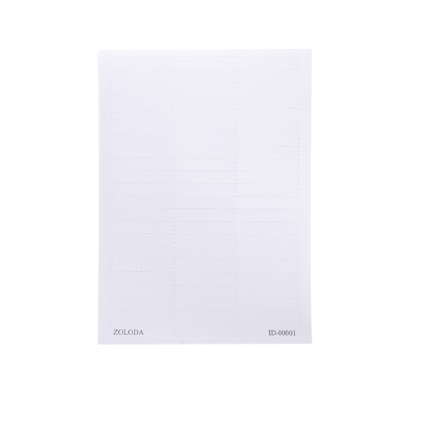 PLANCHA EN BLANCO PARA IDENTIFICAR REGLETA   109.100