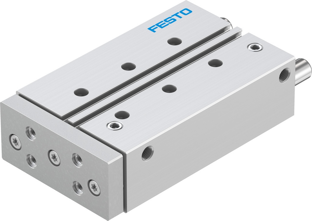 CILINDRO GUIADO DFM-25-100-P-A-KF / EMB 25MM / CARRERA 100MM - VARIABLE / SERIE A / AMORT TOPES ELAST / P/ DETEC POSI / GUIA RODAM. DE BOLAS / CONEX. NEU. G1/8