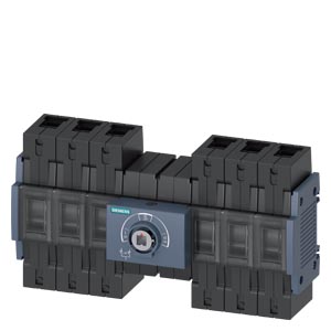 CONMUTADOR DE TRANSF. MANUAL MTSE, TAM. 2, 125A, 3 POLOS ACCONAMIENTO FRONTAL UNIDAD BASE SIN MANETA BORNES DE CAJA   3KC0332-2NE00-0AA0