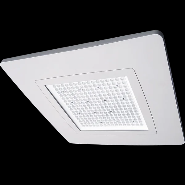ARTEF EMBUTIDO INDUSTRIAL C/1 MODULO DE 150W IP65 220V 22500LM 100000HS 5700K 400x400x100