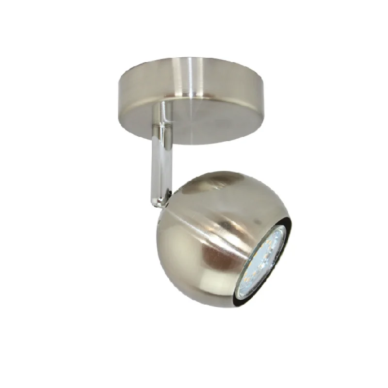 APLIQUE 1 LUZ GU10 BOCHA CROMO   VENUS I