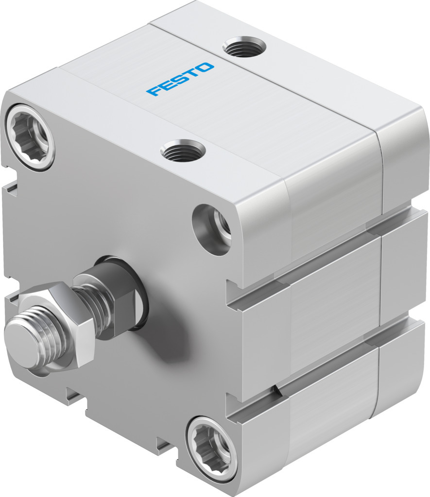 CILINDRO / ISO 21287 / DOBLE EFEC. / EMB. 63MM / CARRERA 10MM / VAST. M12x1,25 / AMORT. ANILLOS ELAST. / P/DETEC. POSI. / CONEX. NEU. G1/8