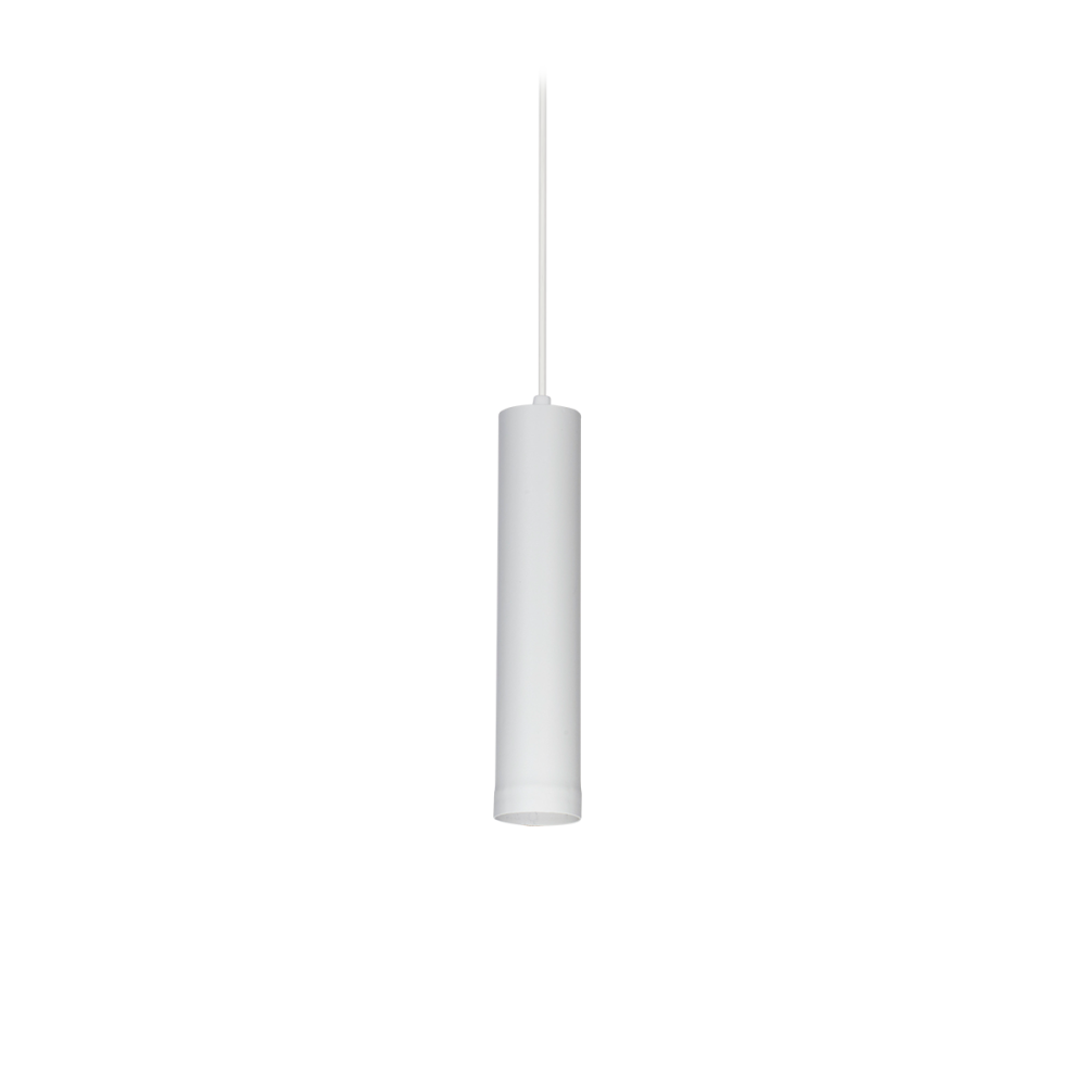 COLGANTE TUBO 1 LUZ GU10 BLANCO DIAMETRO 50X250
