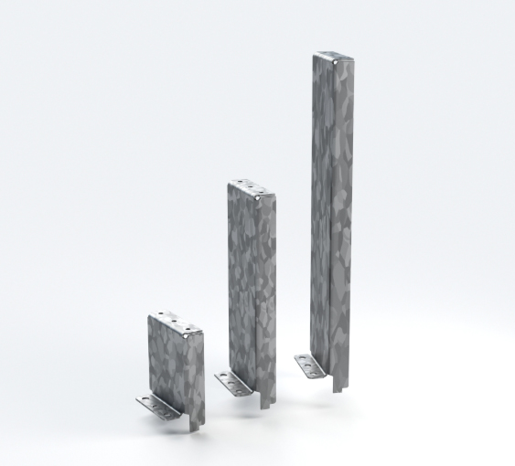 SOPORTES PARA RIEL Y PORTA ELEMENTOS 300 MM - KIT X2 UNIDADES