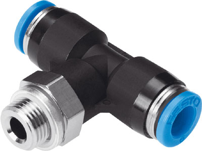 RACOR RAPIDO FORMA T / ROSCA G3/8 - RACOR 8 MM