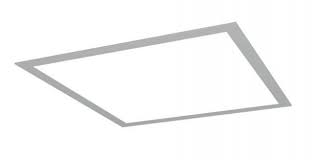 PANEL LED EMB CUADRADO 40W 110-260V 25.000HS LUZ DIA FRIA 6000K-3600LM  90lm/W.  595x595x9mm   IP20