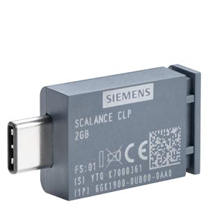 SCALANCE CLP 2 GB removable data storage medium for simple device replacement in case of failure, for recording configuration data, can be used in the following products with CLP slot